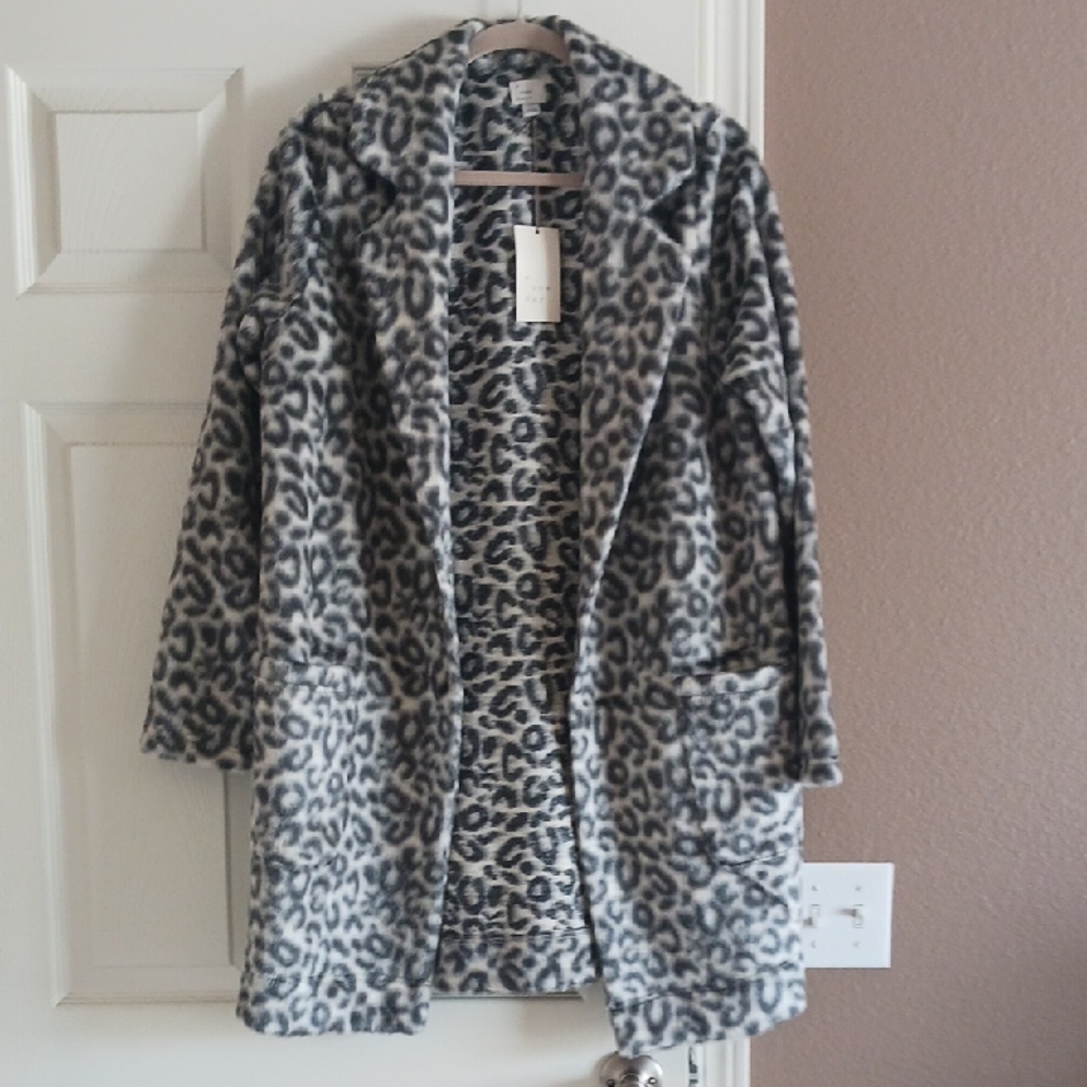 A New Day Leopard Jacket, New With Tags
